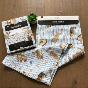Bunny Hill Farms BHF Table Runner and Tablecloth Set